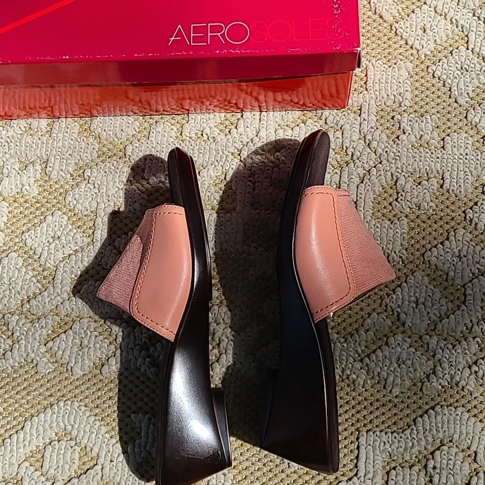 Aerosoles massive‎ pink stretch 7.5 new in box